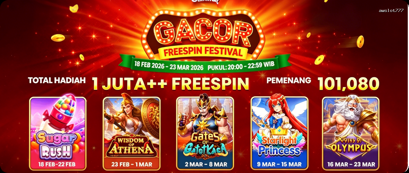 Login awslot777 Sekarang Bonus Melimpah